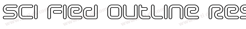 Sci Fied Outline Reg字体转换
